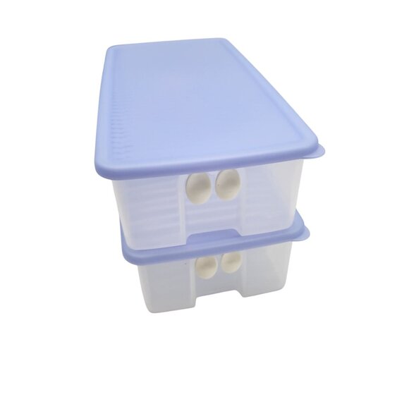 Tupperware FridgeSmart Small Set Of 2 Containers With Lids NEW - Picture 2 of 4